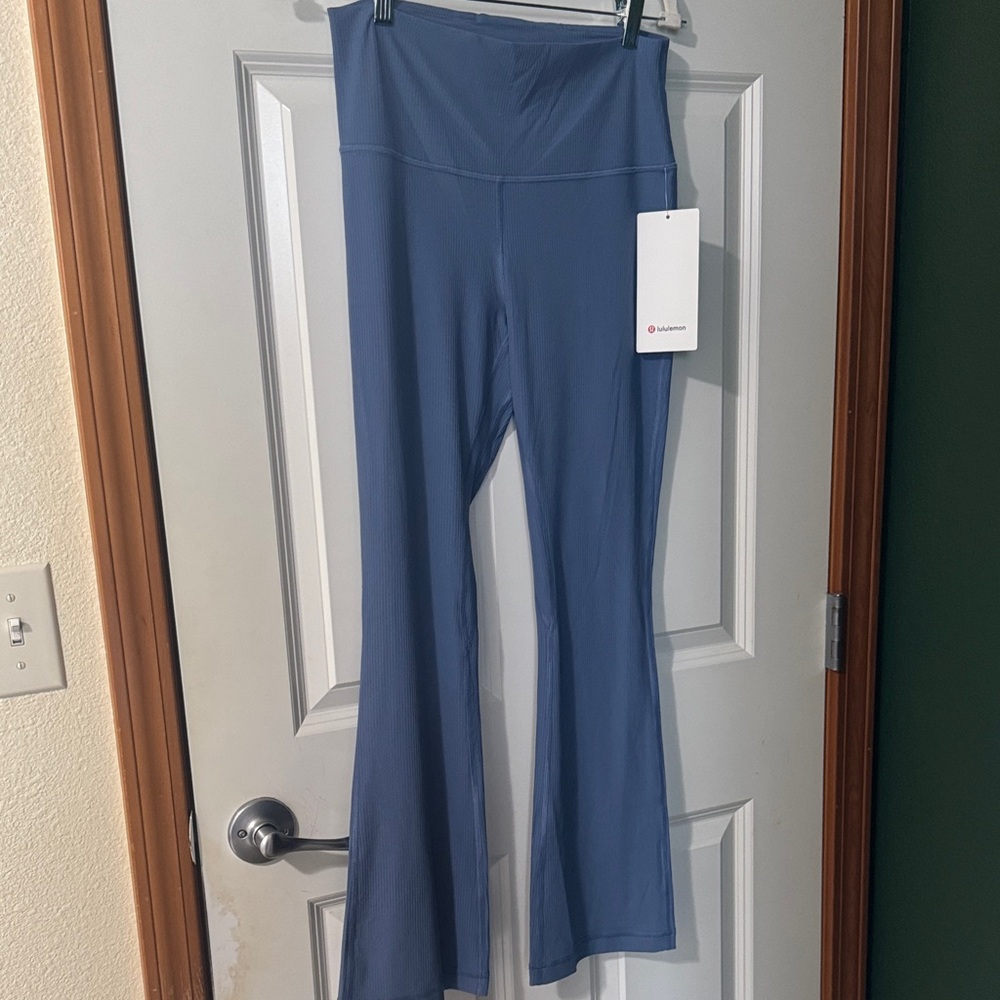Lululemon Blue Flared Leggings